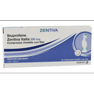 IBUPROFENE ZENTIVA ITALIA 200 MG COMPRESSE RIVESTITE CON FILM - 200 MG COMPRESSE RIVESTITE CON FILM,12 COMPRESSE IN BLISTER ...