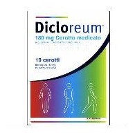 DICLOREUM ANTINFIAMMATORIO LOCALE 180 MG CEROTTI MEDICATI - 180 MG CEROTTO MEDICATO, 10 CEROTTI