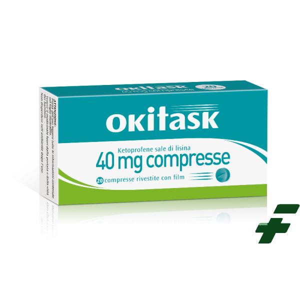 OKITASK 40 MG COMPRESSE RIVESTITE CON FILM - 40 MG COMPRESSA RIVESTITA CON FILM, 20 COMPRESSE IN BLISTER AL/AL