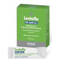 LEVIOFLU - 500 MG/60 MG GRANULATO PER SOLUZIONE ORALE 10 BUSTINE DA 1,5 G