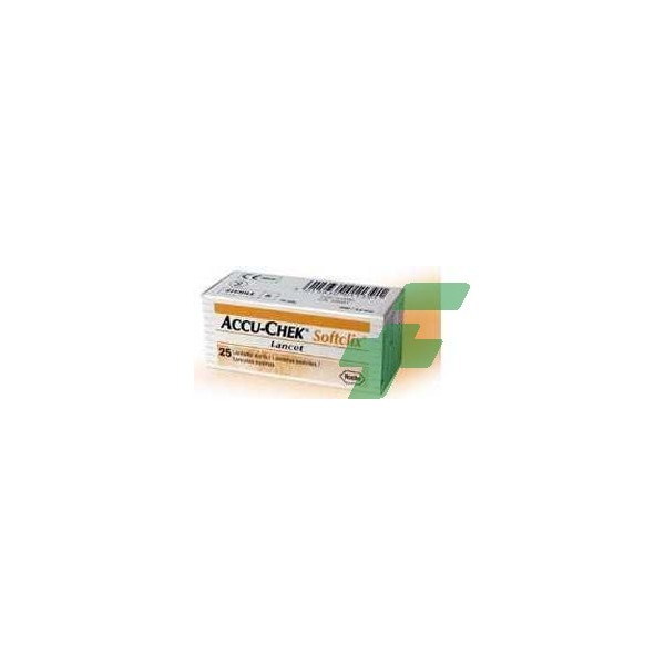 LANCETTE PUNGIDITO ACCU-CHEK SOFTCLIX 25 PEZZI