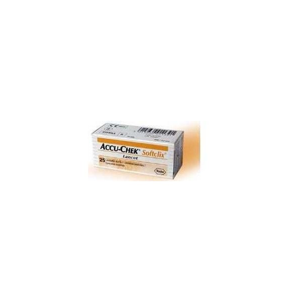 LANCETTE PUNGIDITO ACCU-CHEK SOFTCLIX 25 PEZZI