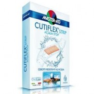 CEROTTO MASTER-AID CUTIFLEX STRIP TRASPARENTE IMPERMEABILE SUPPORTO IN POLIURETANO MEDIO 10 PEZZI