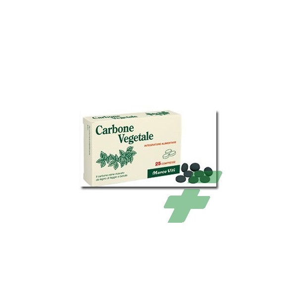 CARBONE VEGETALI 25 COMPRESSE