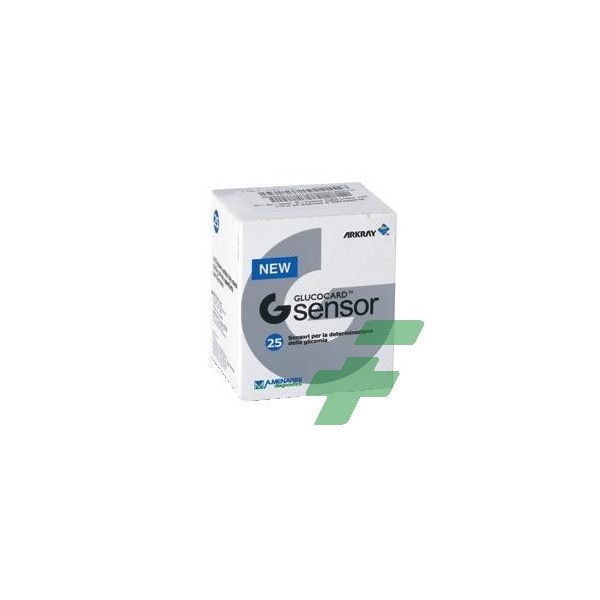 STRISCE MISURAZIONE GLICEMIA GLUCOCARD G SENSOR 25 PEZZI