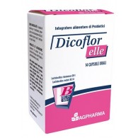 DICOFLOR ELLE 14 CAPSULE INTEGRATORE ALIMENTARE CON PROBIOTICI PER IL RIEQUILIBRIO DELLA FLORA BATTERICA VAGINALE