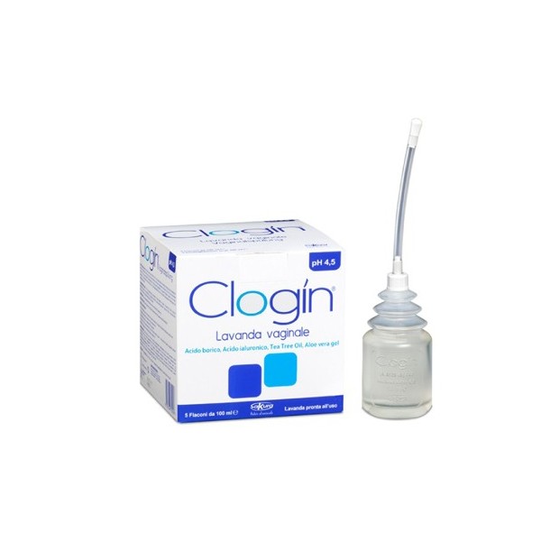 CLOGIN LAVANDA VAGINALE 5 FLACONI DA 100 ML + 5 CANNULE VAGINALI MONOUSO