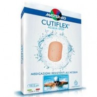 MEDICAZIONE AUTOADESIVA TRASPARENTE IMPERMEABILE MASTER-AID CUTIFLEX 10X6 5 PEZZI