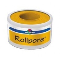 CEROTTO IN ROCCHETTO MASTER-AID ROLLPORE TESSUTO NON TESSUTO 5X5