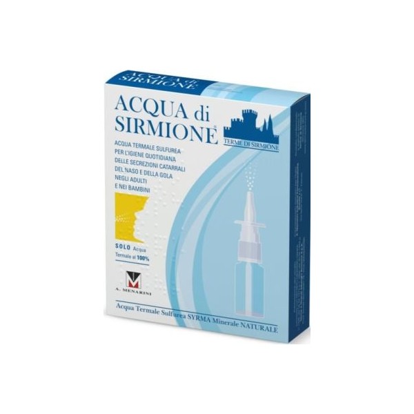 ACQUA SIRMIONE MINERALE NATURALE 6 FIALE 15 ML