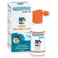 AUDISPRAY JUNIOR SOLUZIONE DI ACQUA DI MARE IPERTONICA SPRAY SENZA GAS IGIENE ORECCHIO 25ML