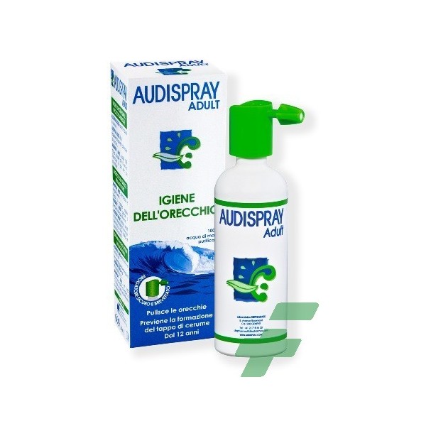 AUDISPRAY ADULT SOLUZIONE DI ACQUA DI MARE IPERTONICA SPRAY  SENZA GAS IGIENE ORECCHIO 50ML