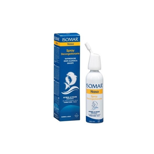 ISOMAR NASO CHIUSO SOLUZIONE ACQUA DI MARE IPERTONICA PER DECONGESTIONE NASO CHIUSO 50 ML