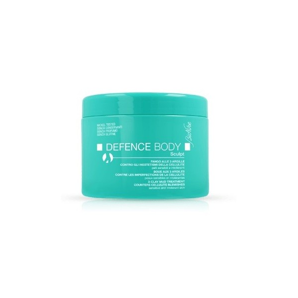 DEFENCE BODY ANTICELLULITE FANGO ALLE 3 ARGILLE VASO 500 G