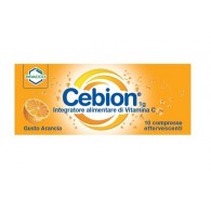 CEBION EFFERVESCENTI VITAMINA C ARANCIA 10 COMPRESSE