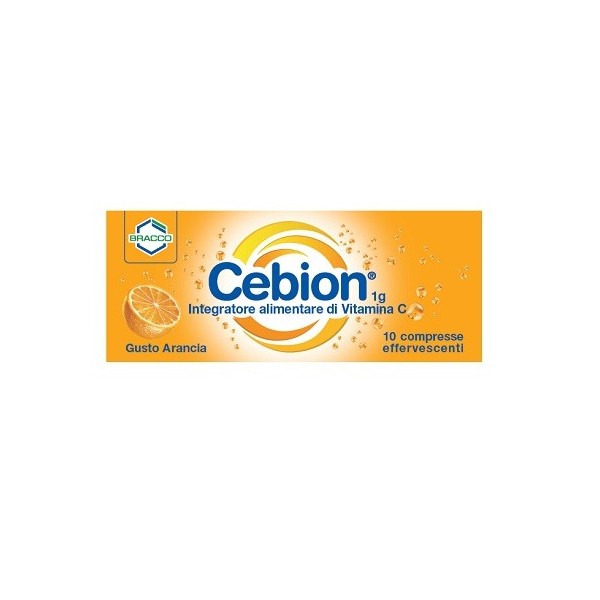 CEBION EFFERVESCENTI VITAMINA C ARANCIA 10 COMPRESSE