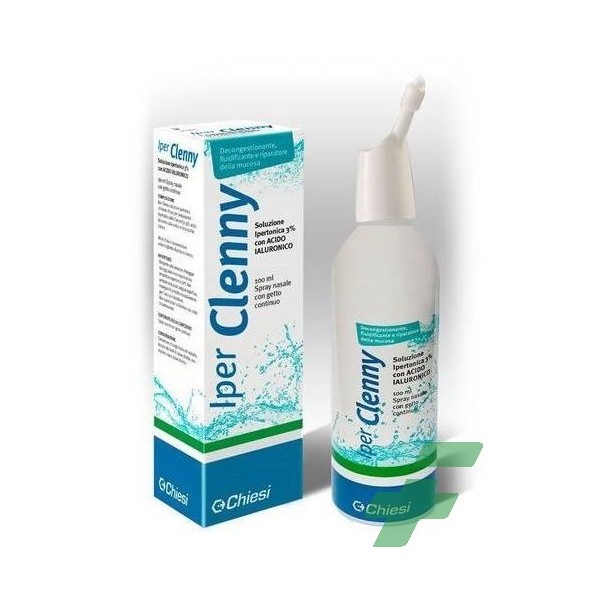 IPER CLENNY SPRAY NASALE EROGAZIONE CONTINUA SOLUZIONE IPERTONICA CON ACIDO IALURONICO 100 ML