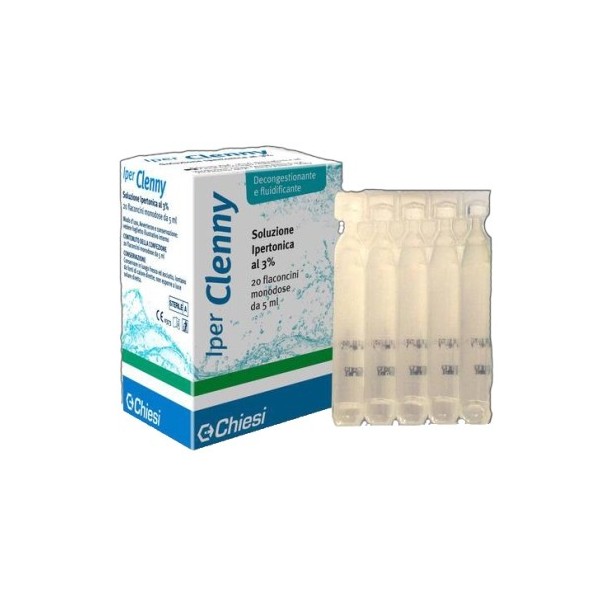 IPER CLENNY SOLUZIONE IPERTONICA MONODOSE 20 FLACONI 2 ML