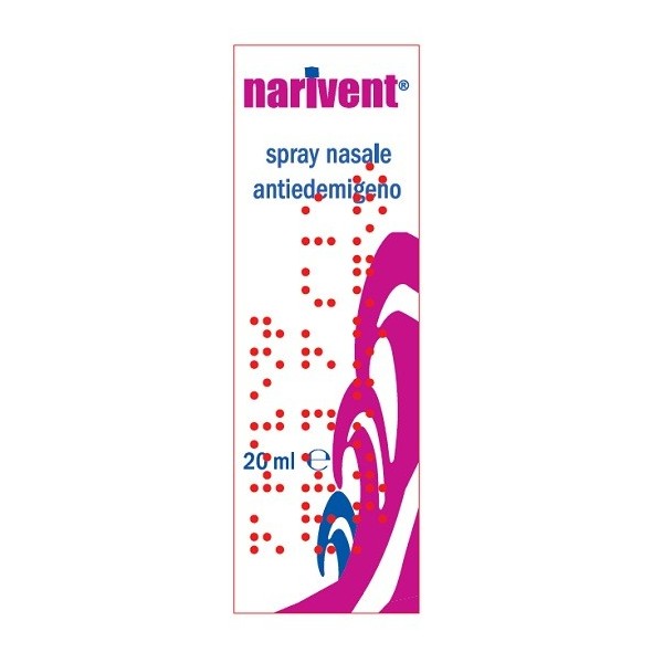 SPRAY NASALE ANTIEDEMIGENO NARIVENT FLACONE 20 ML