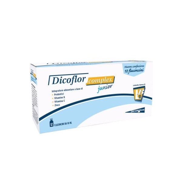 DICOFLOR COMPLEX JUNIOR 12 FLACONI DA 10 ML