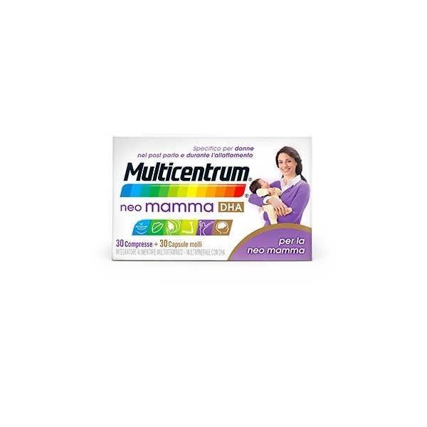 MULTICENTRUM NEO MAMMA DHA 30 COMPRESSE + 30 CAPSULE MOLLI