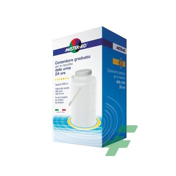 CONTENITORE RACCOLTA URINA MASTER-AID 24 H 2500 ML