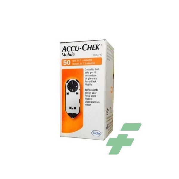 STRISCE MISURAZIONE GLICEMIA ACCU-CHEK MOBILE 50 TEST MIC 2