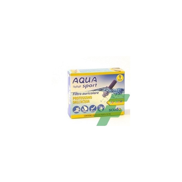 FILTRO AURICOLARE JUNIOR EARPLUG SCUDO AQUASPORT 2 PEZZI