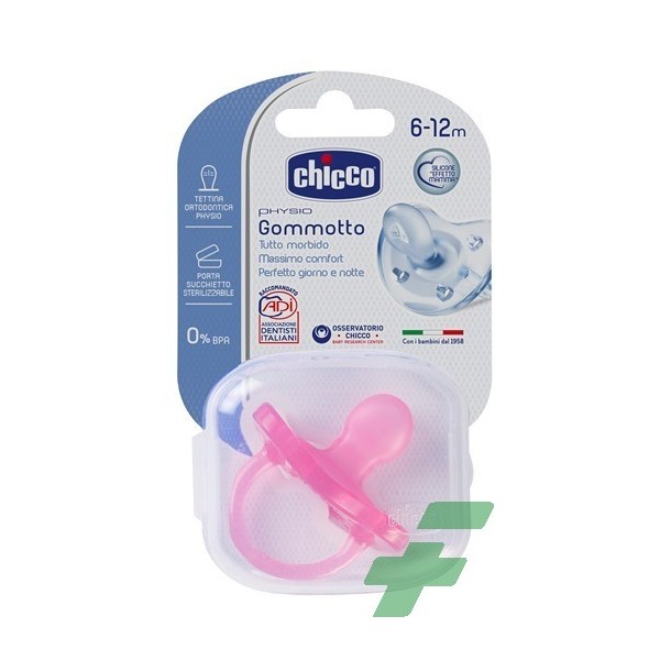 CHICCO GOMMOTTO SILICONE BIMBA 6-12 MESI 1 PEZZO