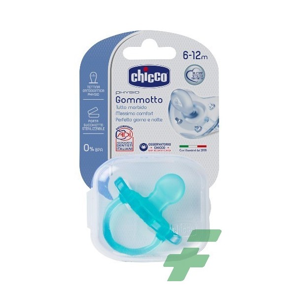 CHICCO GOMMOTTO SILICONE BIMBO 6-12 MESI 1 PEZZO