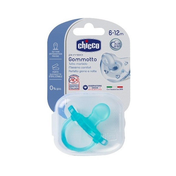 CHICCO GOMMOTTO SILICONE BIMBO 6-12 MESI 1 PEZZO