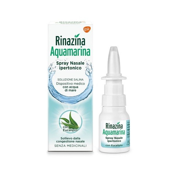 RINAZINA ACQUAMARINA SOLUZIONE NASALE IPERTONICA CON EUCALIPTO SPRAY 20 ML