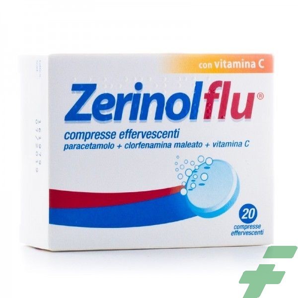 ZERINOLFLU COMPRESSE EFFERVESCENTI - COMPRESSE EFFERVESCENTI 20 COMPRESSE