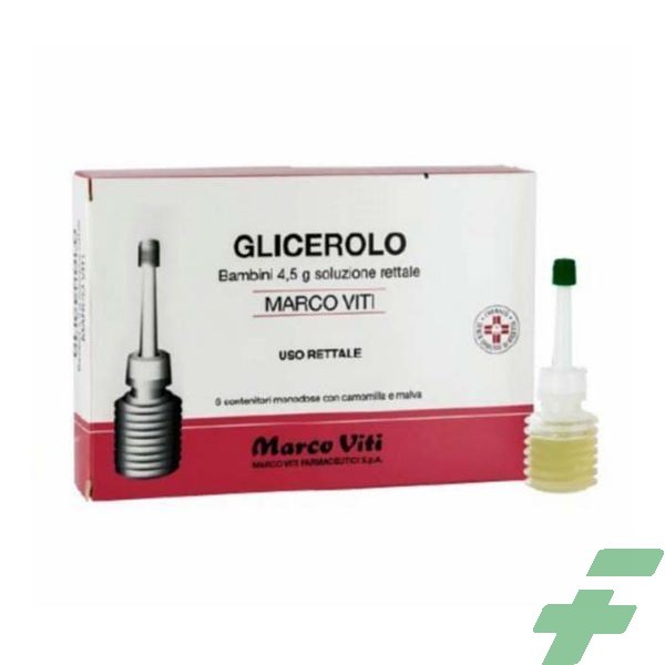 GLICEROLO MARCO VITI SOLUZIONE RETTALE - BAMBINI 4,5 G SOLUZIONE RETTALE 6 CONTENITORI MONODOSE CON CAMOMILLA E MALVA