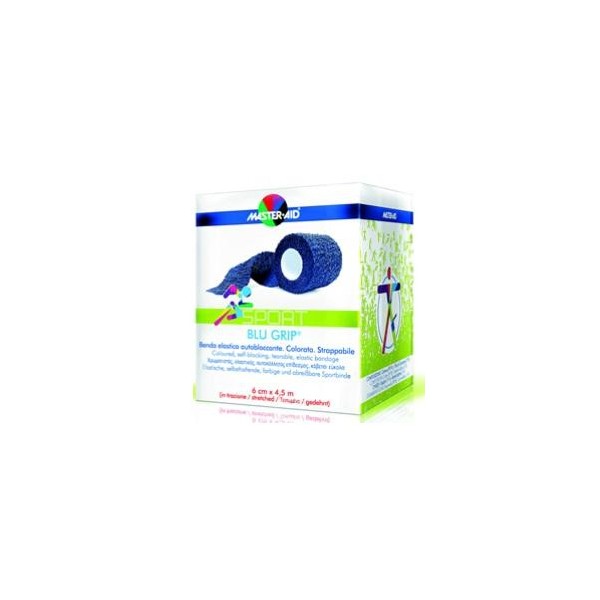 BENDA ELASTICA AUTOBLOCCANTE MASTER-AID BLUGRIP 8X4,5