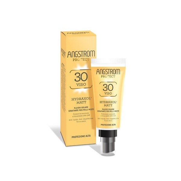 ANGSTROM PROTECT HYDRAXOL MATT FLUIDO SOLARE PROTEZIONE 30 40 ML