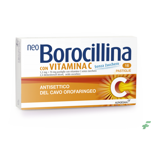 NEO BOROCILLINA  1,2 MG + 70 MG PASTIGLIE CON VITAMINA C SENZA ZUCCHERO  - 1,2 MG + 70 MG PASTIGLIE CON VITAMINA C SENZA ZUC...