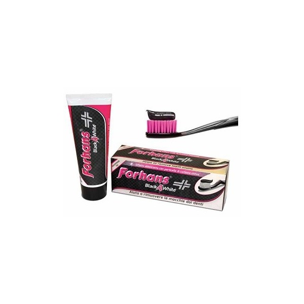 DENTIFRICIO FORHANS GEL BLACK4WHITE