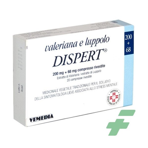 VALERIANA E LUPPOLO DISPERT, COMPRESSE RIVESTITE - COMPRESSE RIVESTITE 20 COMPRESSE IN BLISTER PVC/PVDC-AL - 1