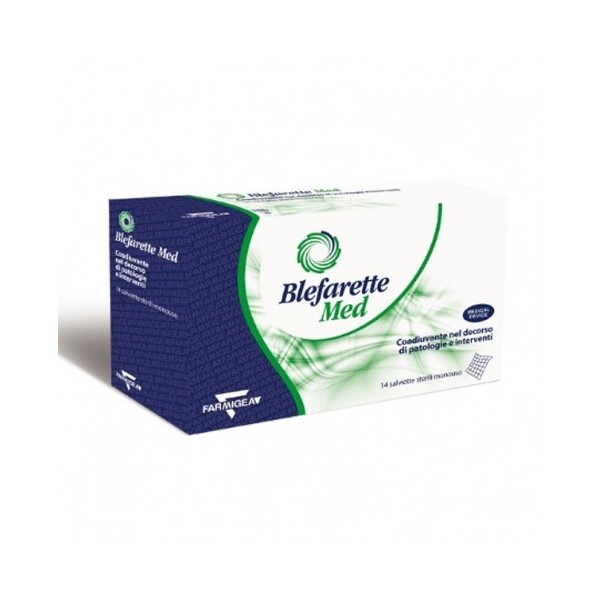 SALVIETTINE OCULARI MEDICATE BLEFARETTE MED 14 PEZZI - 1