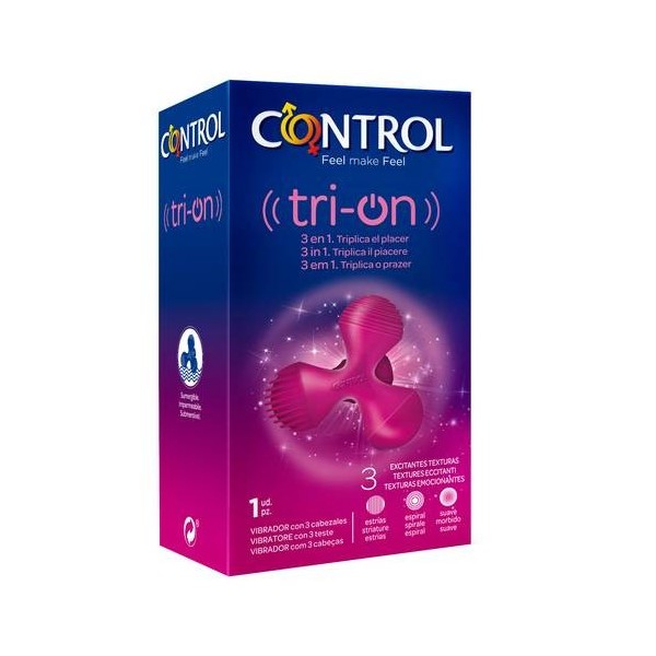 CONTROL VIBRATORE 3 IN 1 TRI-ON - 1