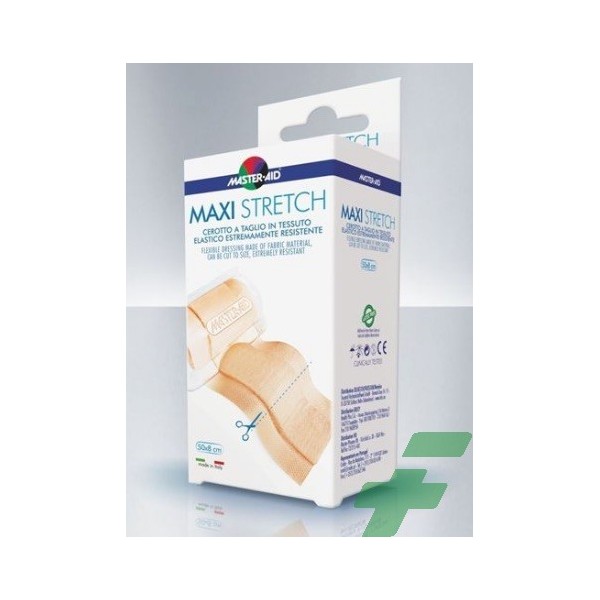 MASTER-AID STRETCH CEROTTO A TAGLIO IN TESSUTO ELASTICO RESISTENTE 50 X 8 CM - 1