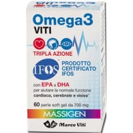 OMEGA3 VITI TRIPLA AZIONE 60 PERLE