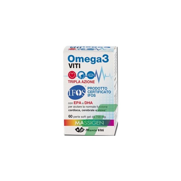 OMEGA3 VITI TRIPLA AZIONE 60 PERLE