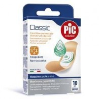 CEROTTO PIC CLASSIC STRISCIA 10X8 CM ANTIBATTERICO 10 PEZZI - 1