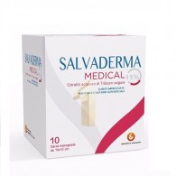 GARZA SALVADERMA MEDICAL 15% + 1% IMPREGNATS CON 8 GRAMMI DI CREMA CONFEZIONATE SINGOLARMENTE 10 PEZZI - 1