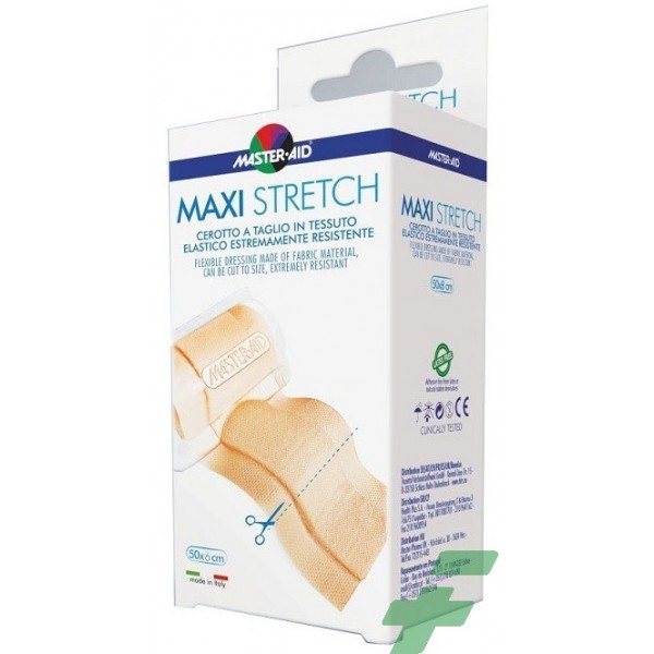 MASTER-AID STRETCH CEROTTO A TAGLIO IN TESSUTO ELASTICO RESISTENTE 50 X 6 CM