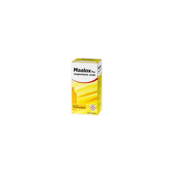 MAALOX PLUS 4% + 3,5% + 0,5% SOSPENSIONE ORALE AROMA LIMONE - 1