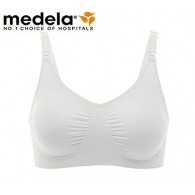 MEDELA REGGISENO GRAVIDANZA E ALLATTAMENTO ULTRA STRETCH BIANCO XL - 1