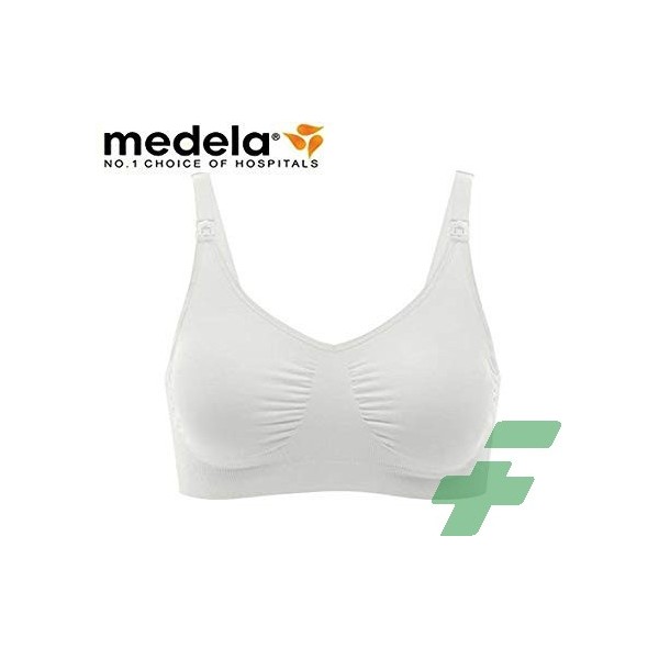 MEDELA REGGISENO GRAVIDANZA E ALLATTAMENTO ULTRA STRETCH BIANCO XL - 1